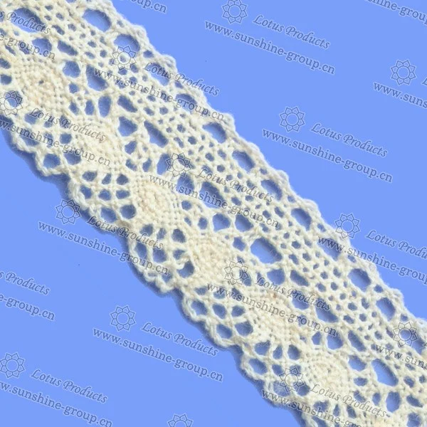 Ningbo sunshine import and export co., ltd. | 100% cotton lace lace fabric
