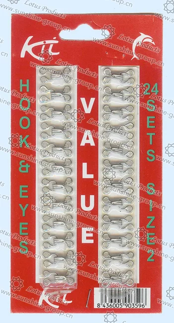 Ningbo sunshine import and export co., ltd. | kit art hook & eye