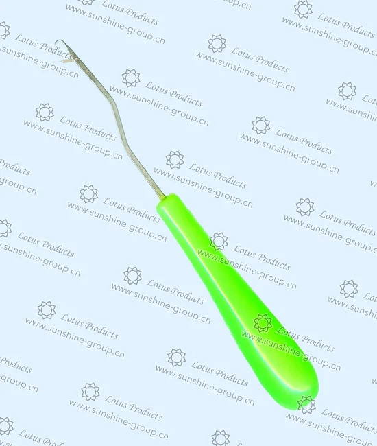 Ningbo sunshine import and export co., ltd. | latch hook plastic handle green