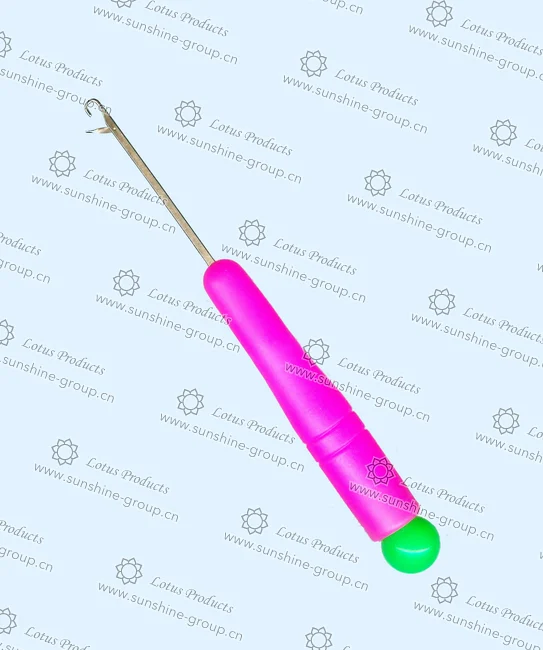 Ningbo sunshine import and export co., ltd. | latch hook plastic handle pink