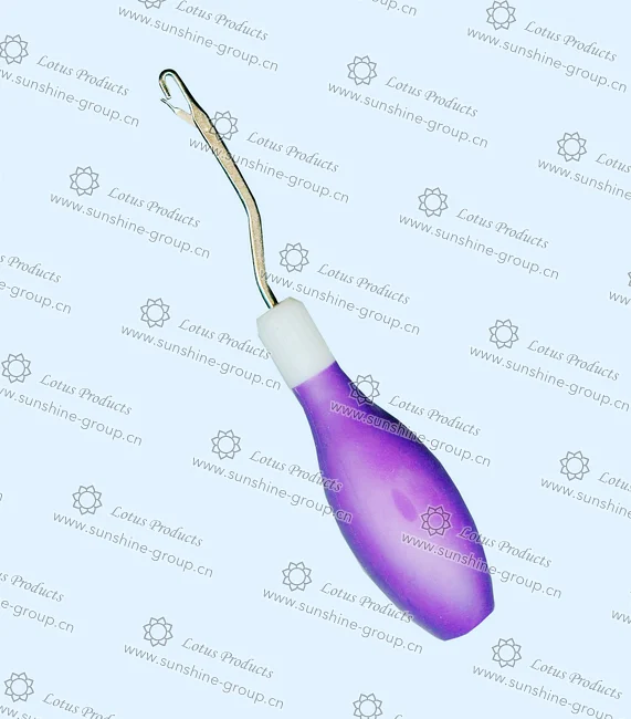 Ningbo sunshine import and export co., ltd. | latch hook plastic handle purple