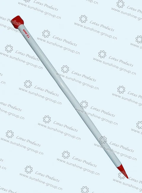 Ningbo sunshine import and export co., ltd. | plastic knitting needle 13.0mm white red