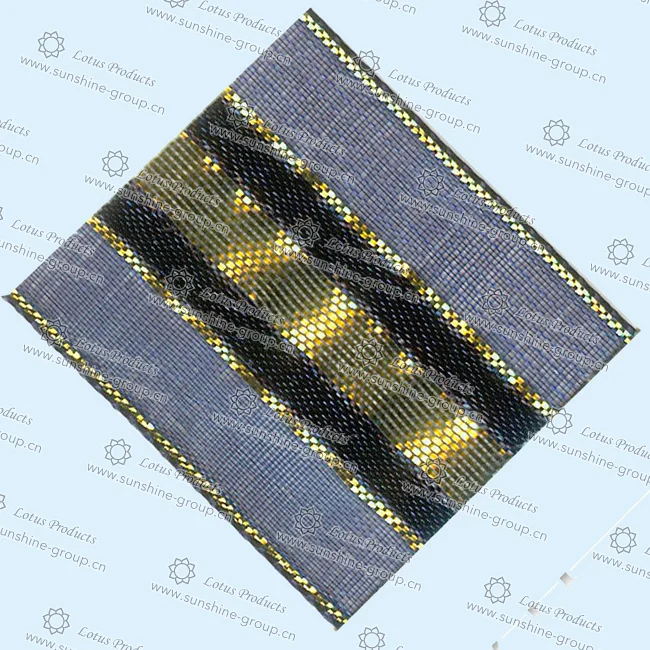 Ningbo sunshine import and export co., ltd. | organza ribbon sample card a-041