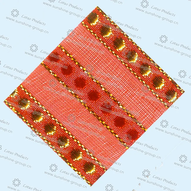 Ningbo sunshine import and export co., ltd. | organza ribbon sample card b 072