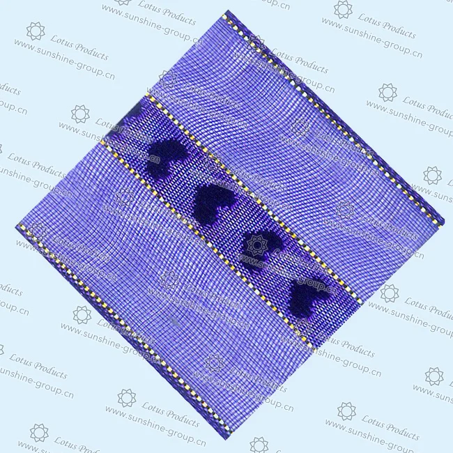 Ningbo sunshine import and export co., ltd. | organza ribbon sample card b 074