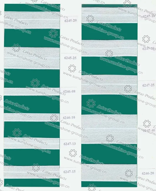 Ningbo sunshine import and export co., ltd. | elastic trimming sample card 25