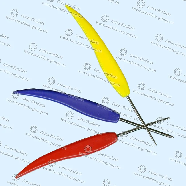 Ningbo sunshine import and export co., ltd. | steel crochet hook plastic handle 1 point 2