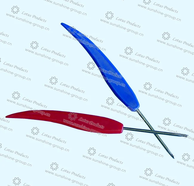 Ningbo sunshine import and export co., ltd. | steel crochet hook plastic handle 1 point