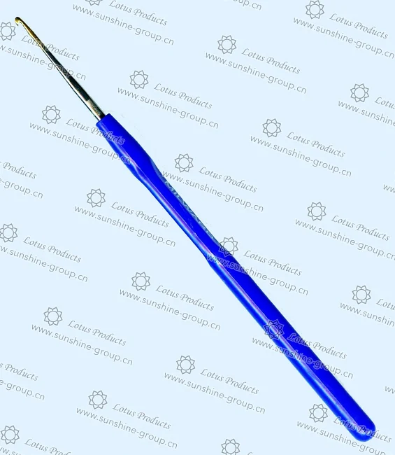 Ningbo sunshine import and export co., ltd. | steel crochet hook plastic handle 1.50mm