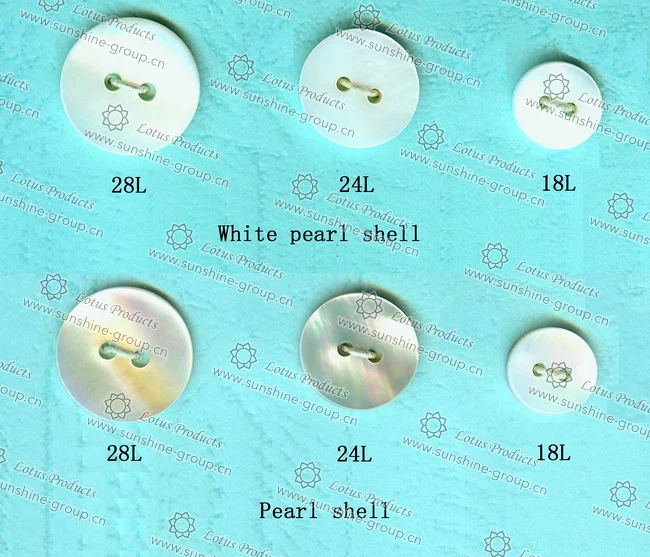 Ningbo sunshine import and export co., ltd. | white pearl shell button