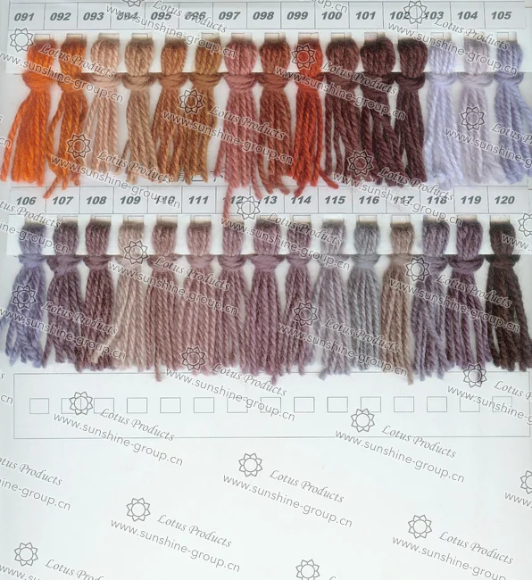 Ningbo sunshine import and export co., ltd. | wool yarn color card 3